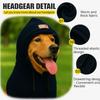 Premium Adjustable Dog Calming Ear Covers Anxiety Relief Anti Cold Reducing Noise Hoodies Windproof Universal Dog Bandana Sleep