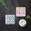 12 Cavities Star Moon Mould Tray Flexible Cake Baking Mould for Cake Topping, Candle Projects, Soap Tasks and Home DIY Use Daily