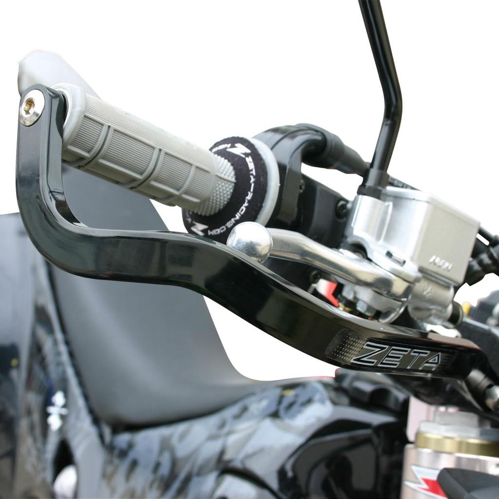 ZETA RACING Armor Hand for Large Diameter Fits Handlebar Inner Diameters Aluminum Doorknob Dirtfreak F5293 Guards, Bend, Black, (28.6mm) Handlebars,