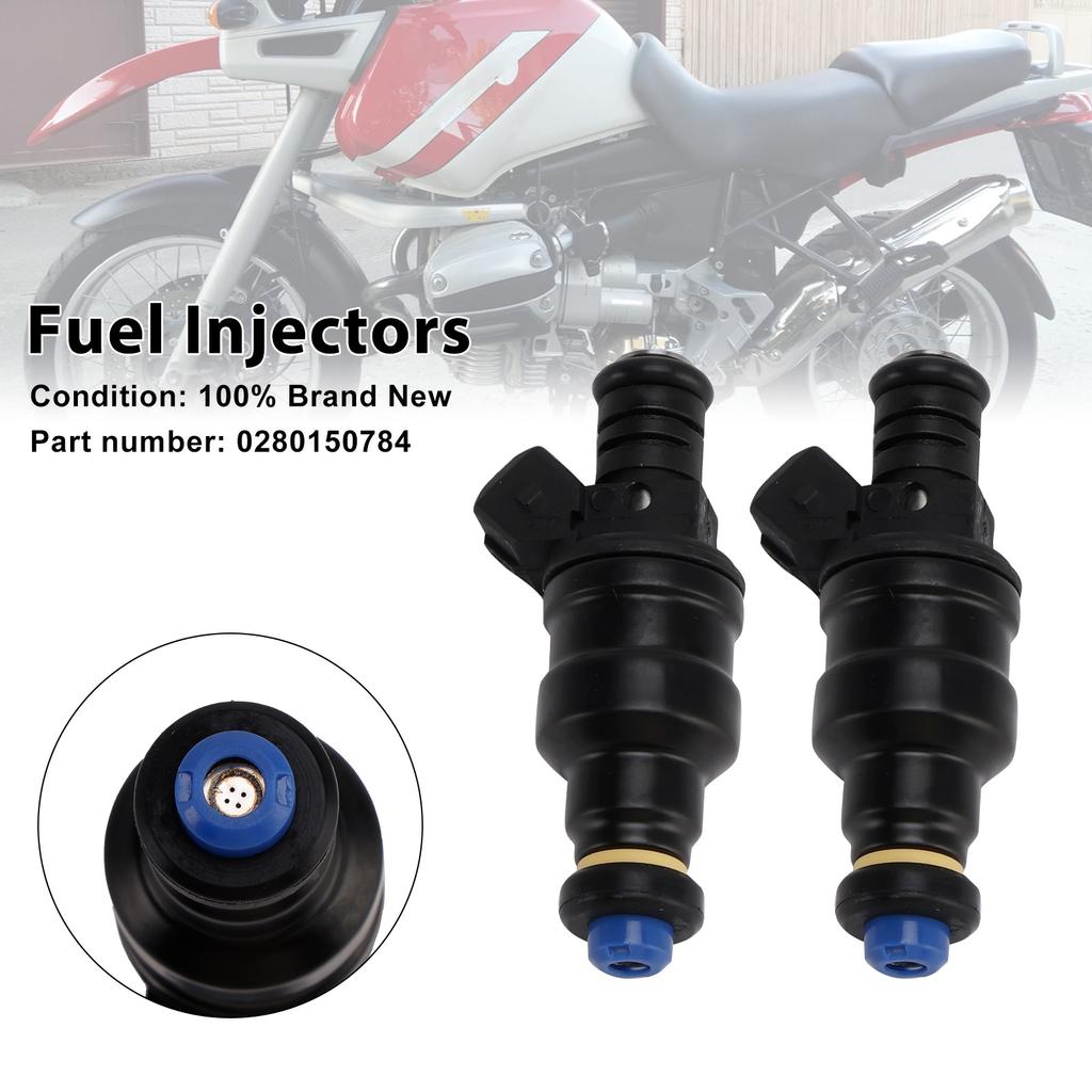 2PCS 0280150784 Fuel Injectors For BMW R1100 RT R850 R1100GS R850GS 1994-1999