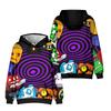 Unisex Geometry Dash Hoodie Sweatshirt Cartoon Print Streetwear Hoodies für Paare Männer Frauen