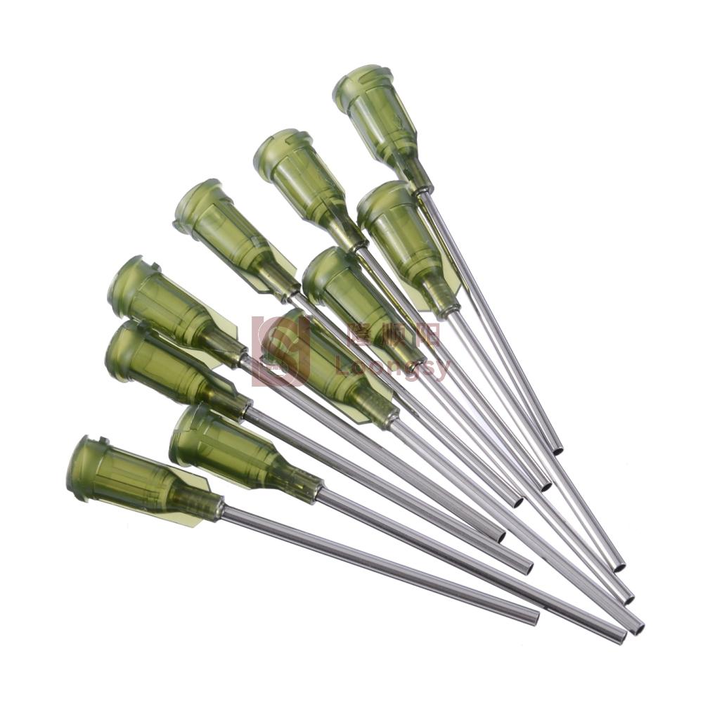 Nordson EFD 1.5'' 1.5 Inch 14G 15G 16G 18G 20G 21G 22G 23G 25G Optimum Chamfered Tips Needle Precision Dispensing PP SafetyLok