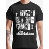 Men's The Charlatans Vintage Band T-Shirt - Soft Breathable Cotton Retro Rock Tee with Member Portraits & Logo, Iconic Crew Neck Short Sleeve Shirt