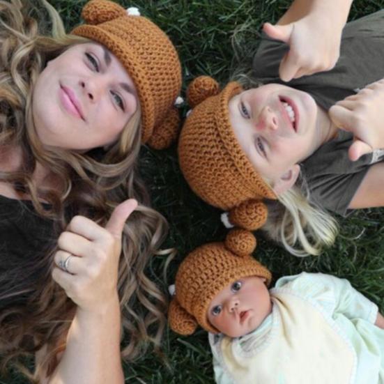 Chicken Leg Hat Highly Elastic Knitted Windproof Thermal Cap for Winter Fun