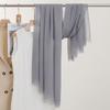 Monochrome Thin Scarf Women'S Sunscreen Shawl Solid Color Simple Imitation Cotton And Linen Silk Scarf High-End Yarn
