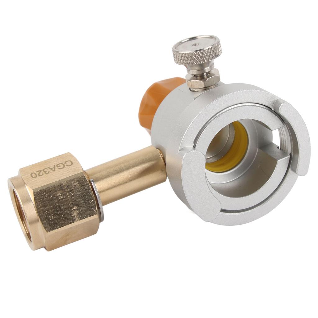 Plnicí adaptér CO2 pro DUO pro Terra pro výrobník sody Art CGA320 CO2 válec Stříbrný samec adaptér