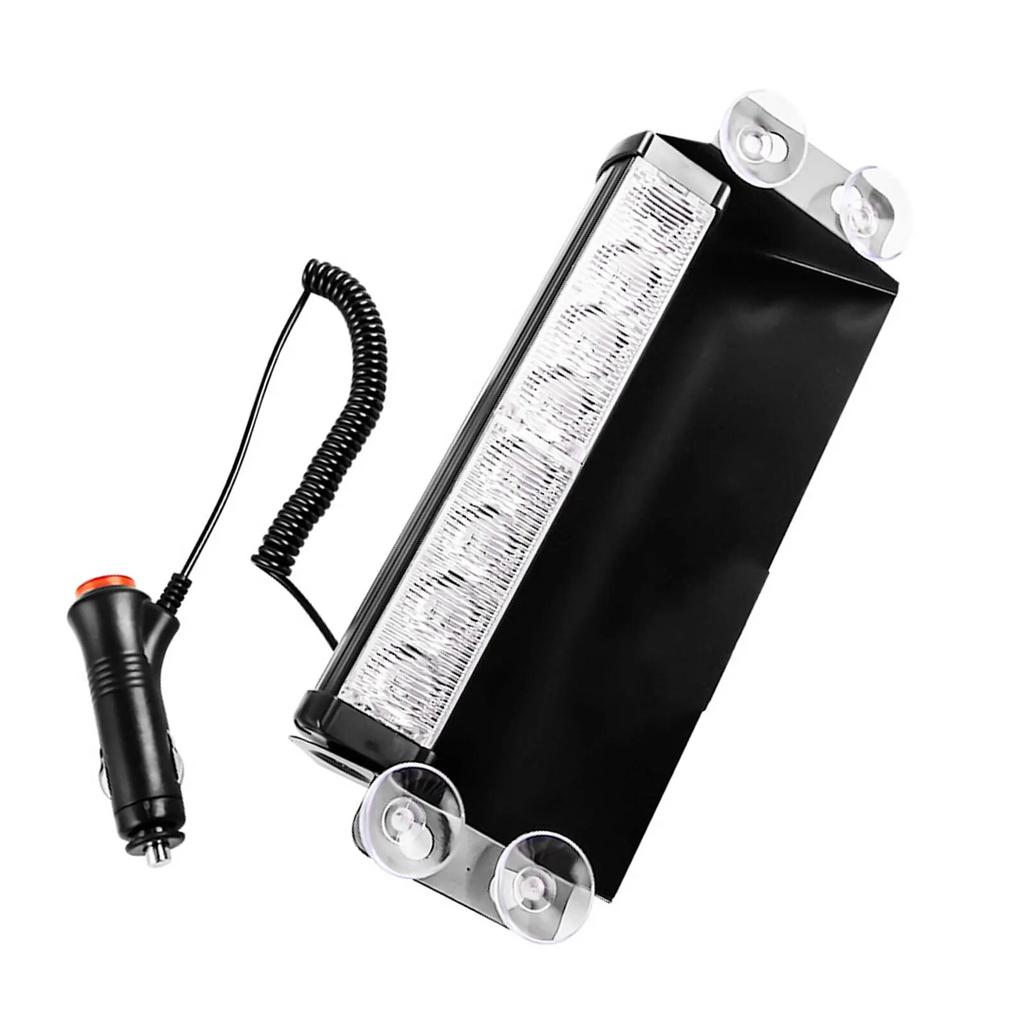 Car LED Strobe Light Police Lights Red/Blue Yellow/White Signal Lamps Flash Dash Emergency Flashing Windshield Warning Light 12V