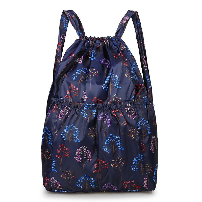 

Легкий складной рюкзак-мешок большой вместимости на шнурке для улицы и покупок