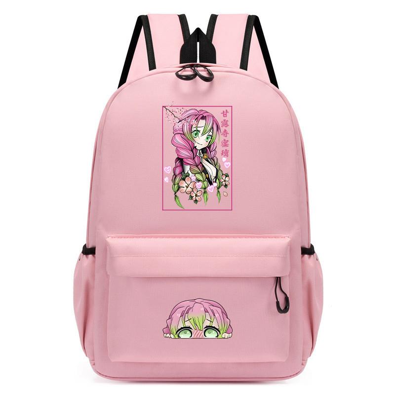 Demon Slayer Casual Backpack Student School Waterproof Small Cartoon Bag