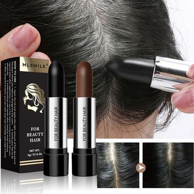 Black Brown Temporary Hair Coloring Covered White Hairs Hairline Disposable Hair Dye Stick Smear Type Hair Dye