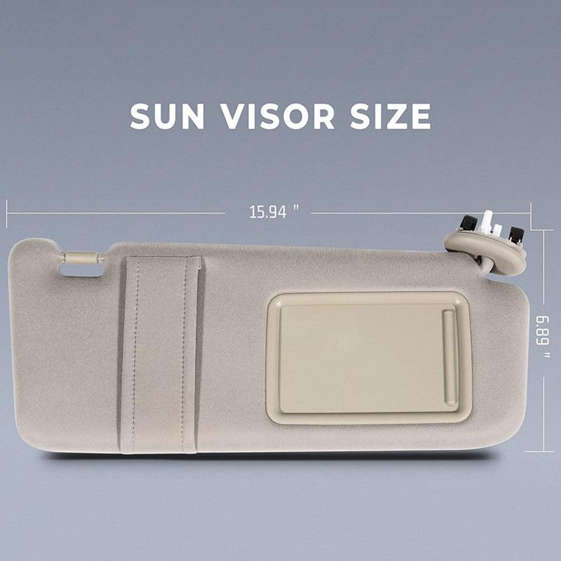 Osłona przeciwsłoneczna samochodu kompatybilna z Camry 2006-2011 prawa strona 74310-06750-e0 części zamienne do samochodu