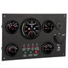 Boat Instrument Panel 120km Speed Water Oil Level Pressure Water Temperature Time Clock Display Voltage Alarm for RV