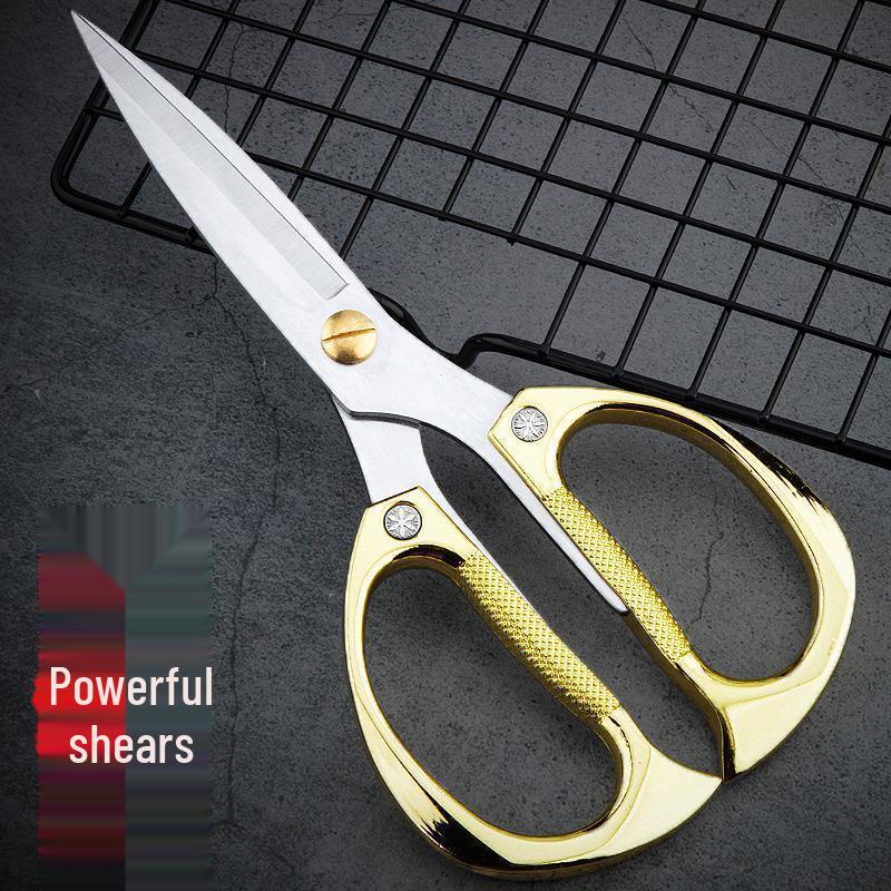 K82 Stainless Steel Multi-purpose Scissors: Office, Kitchen, Food, and Chicken Bone Cutting