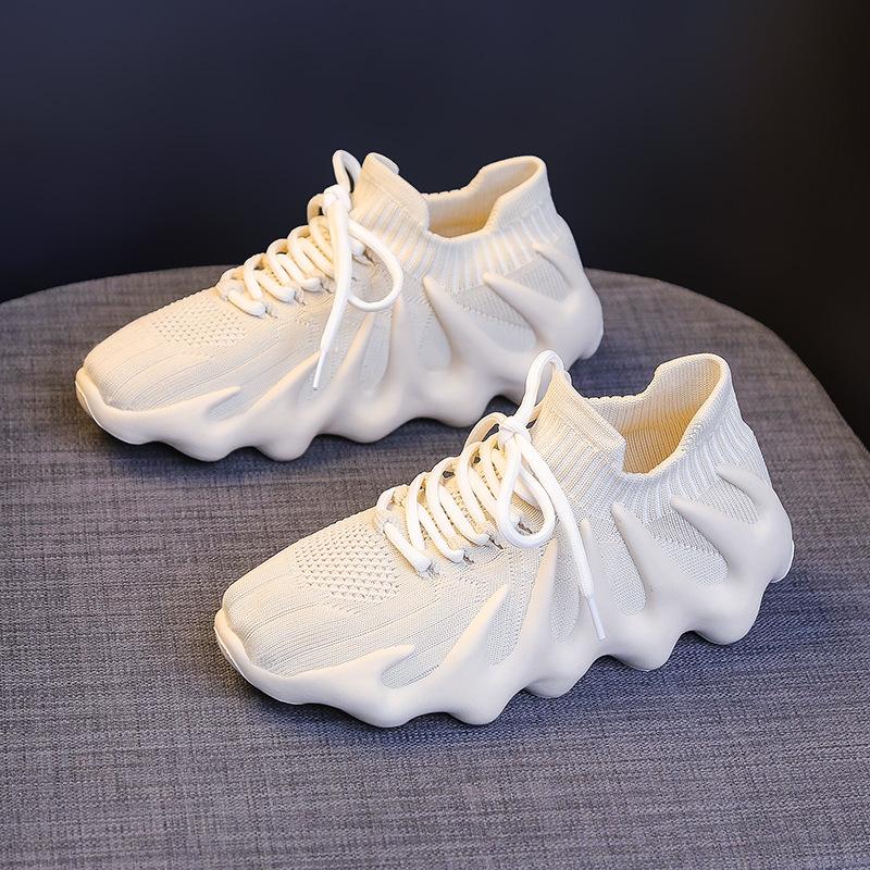 Couple shock-absorbing coconut shoes women's 2025 spring fitness breathable explosion octopus running sports women's shoes single shoes