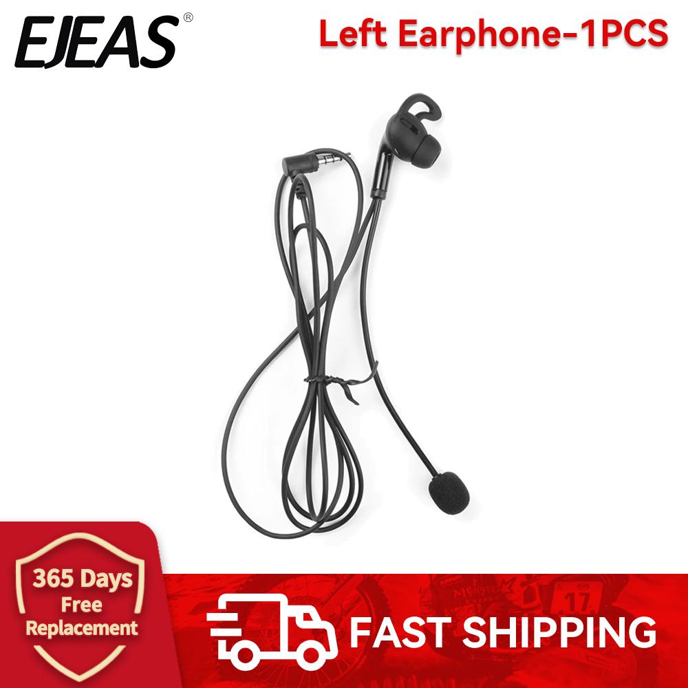 

6/3/1PCS EJEAS V6C/V4C/FBIM Football Referee Hands Free Headset 3.5mm Interface In-ear Left/Right Earphone Interphone Accessory 1pcs Left Earphone