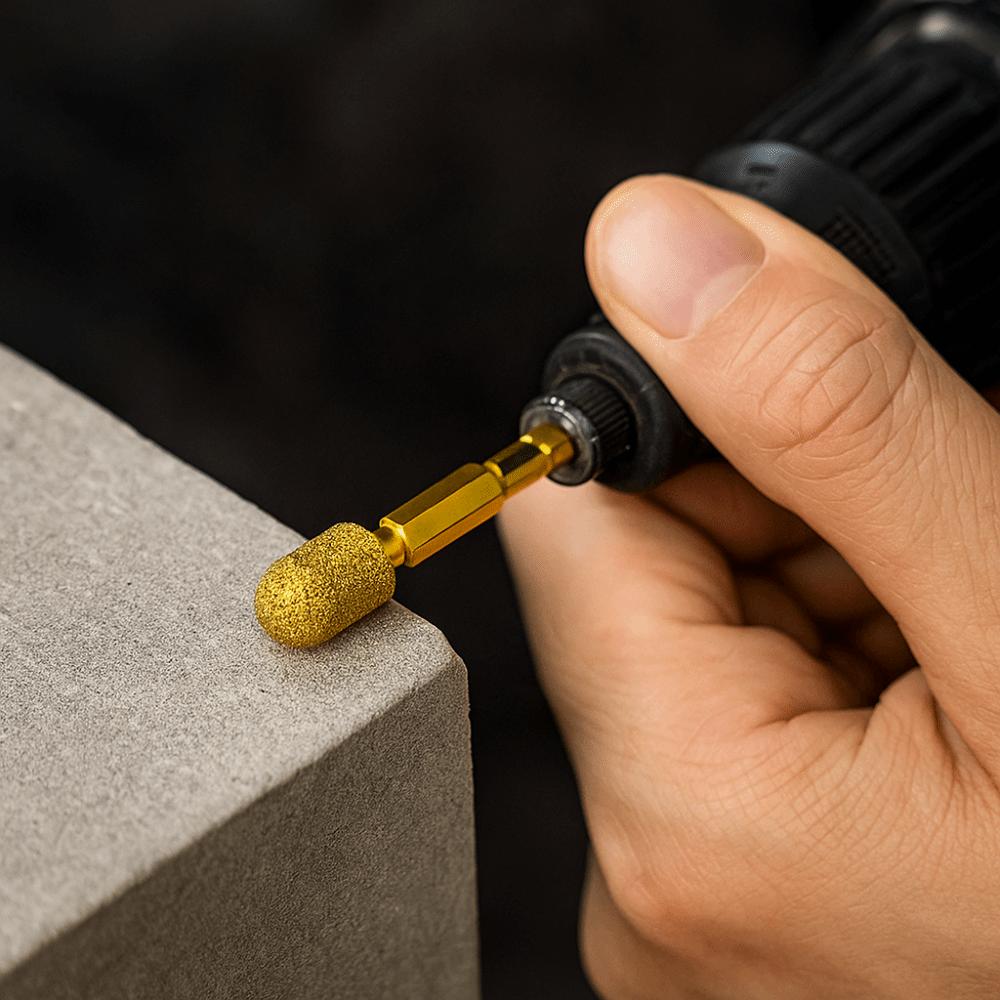 

Hexagonal Shank Adamas Rotary Tool Set Efficient Abrasive Tool Coated Grinding Burr DIY Projects Barn grinding head