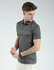 MONTE CARLO Men's Slim Fit Striped Polo Half Sleeve T-Shirt
