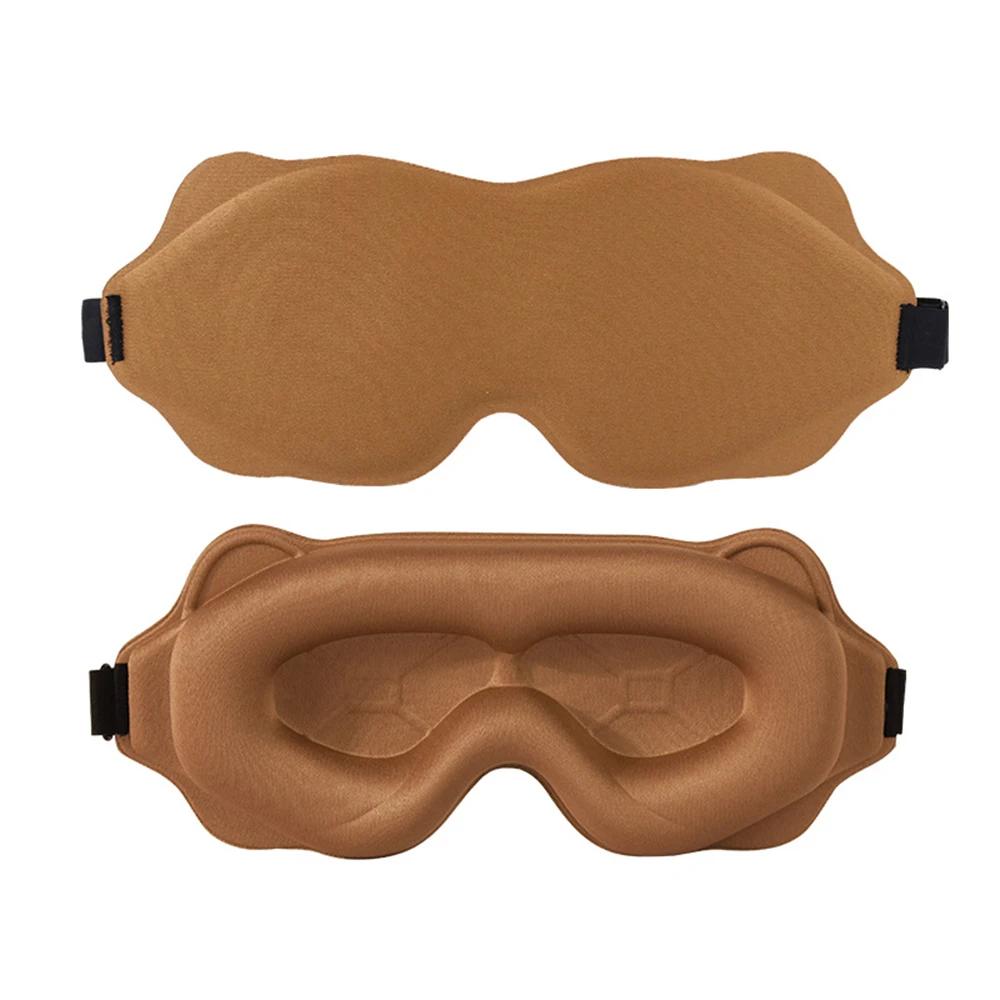 3D Sleep Mask Soft Sleeping Eye Aid Breathable Night Eyeshade for Relaxation And Eye Care Block out Light Travel Sleepmask