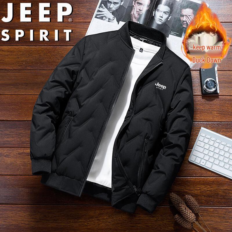 Jeep Spirit Men's Thickened Short Puffer Jacket