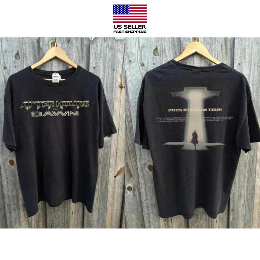 

The Weeknd After Hours Til Dawn Us Cities Tour 2025 Unisex T-Shirt XXXXL