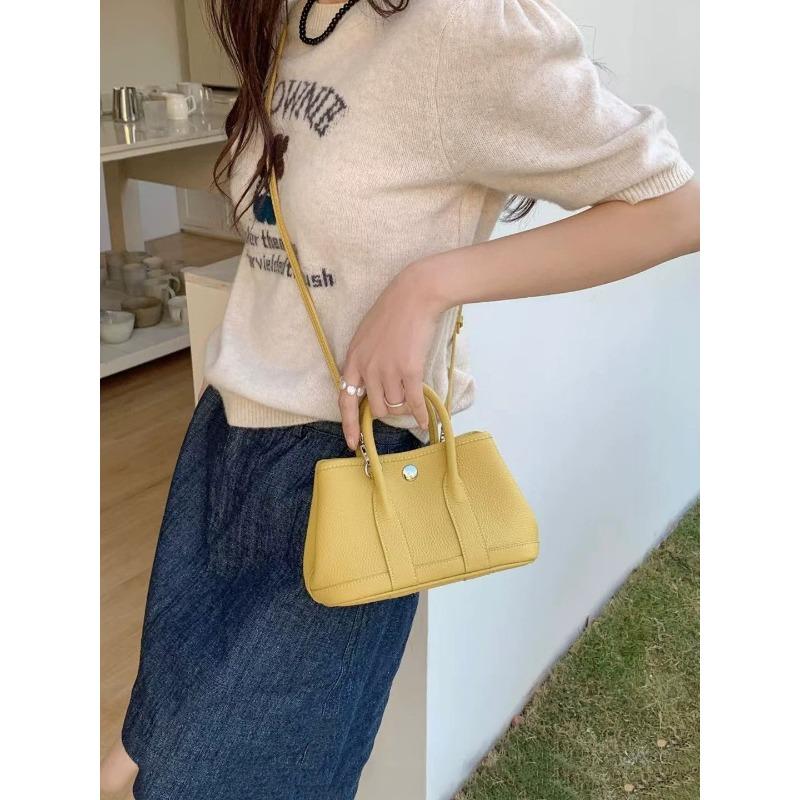Мини-сумка для сада, маленькая сумка, сумка для мобильного телефона, простая портативная сумка через плечо, косая женская сумка 19x12x10cm жёлтый
