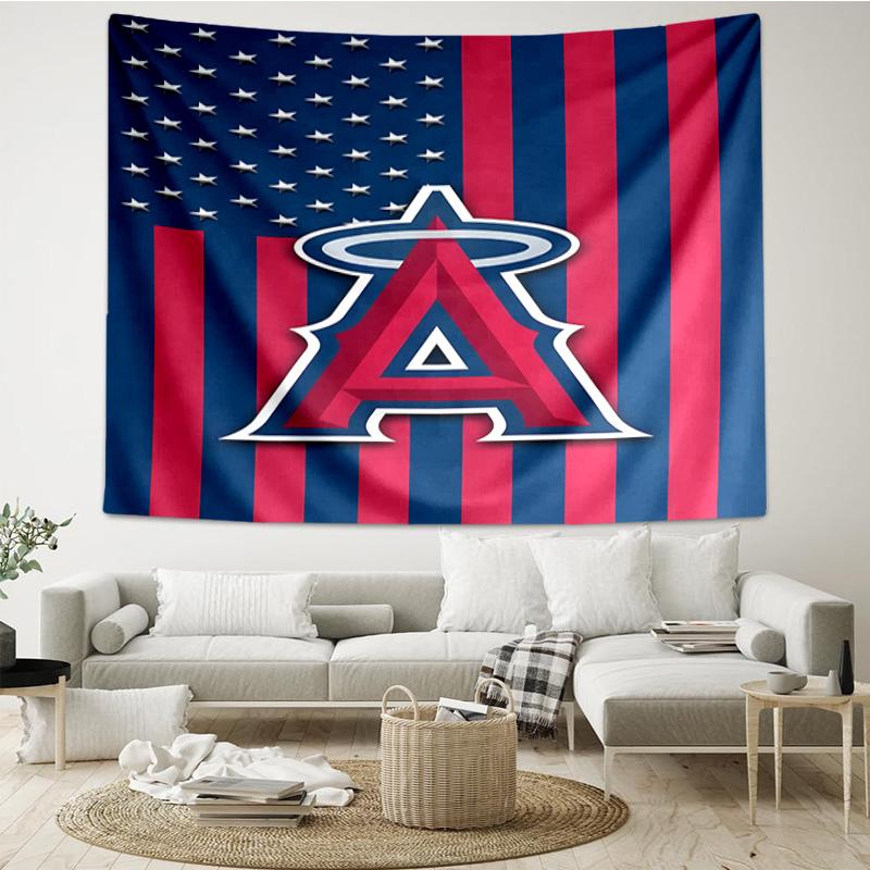 Anaheim Braves Graffiti Art Quick-Dry Tapestry Hanging for Bedroom,Livingroom, Playroom,Decor Art Room Wall Tapestry Holiday and Birthday Gifts
