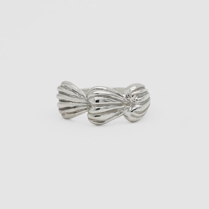 BOLDIERE Heart Leaf Ring_ R20[Silver]