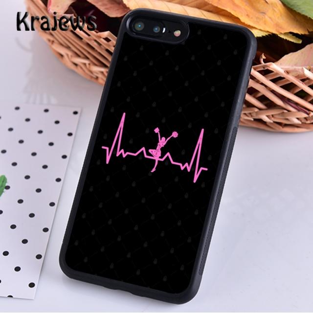 Cheerleader Cheer Heartbeat Line For iPhone 17 Air 16 Phone Case Cover 15 14 Plus 11 12 13 Pro Max Coque Fundas