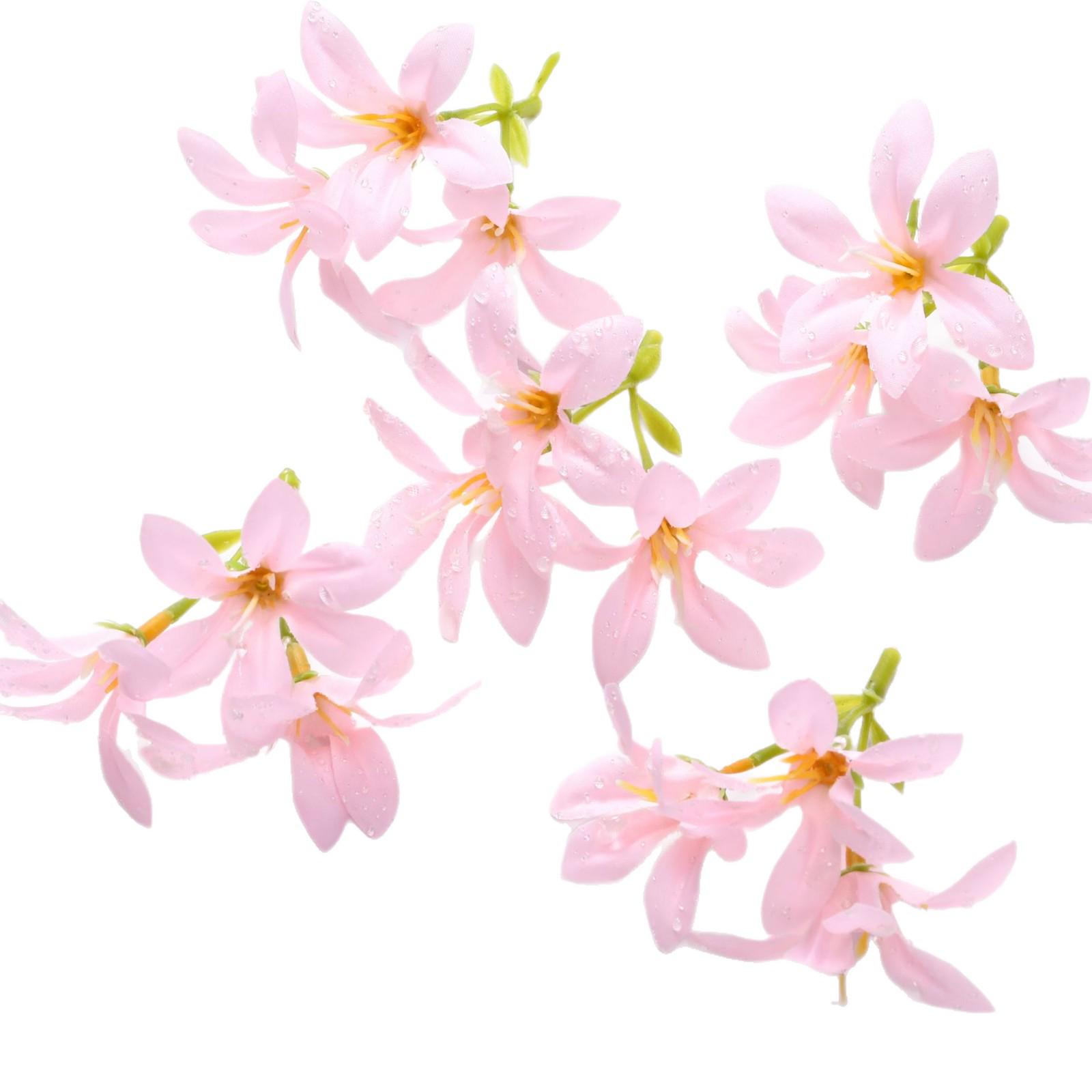 Dewdrop Lily Wedding Floral Arrangement with Three-Headed Flower Headdress