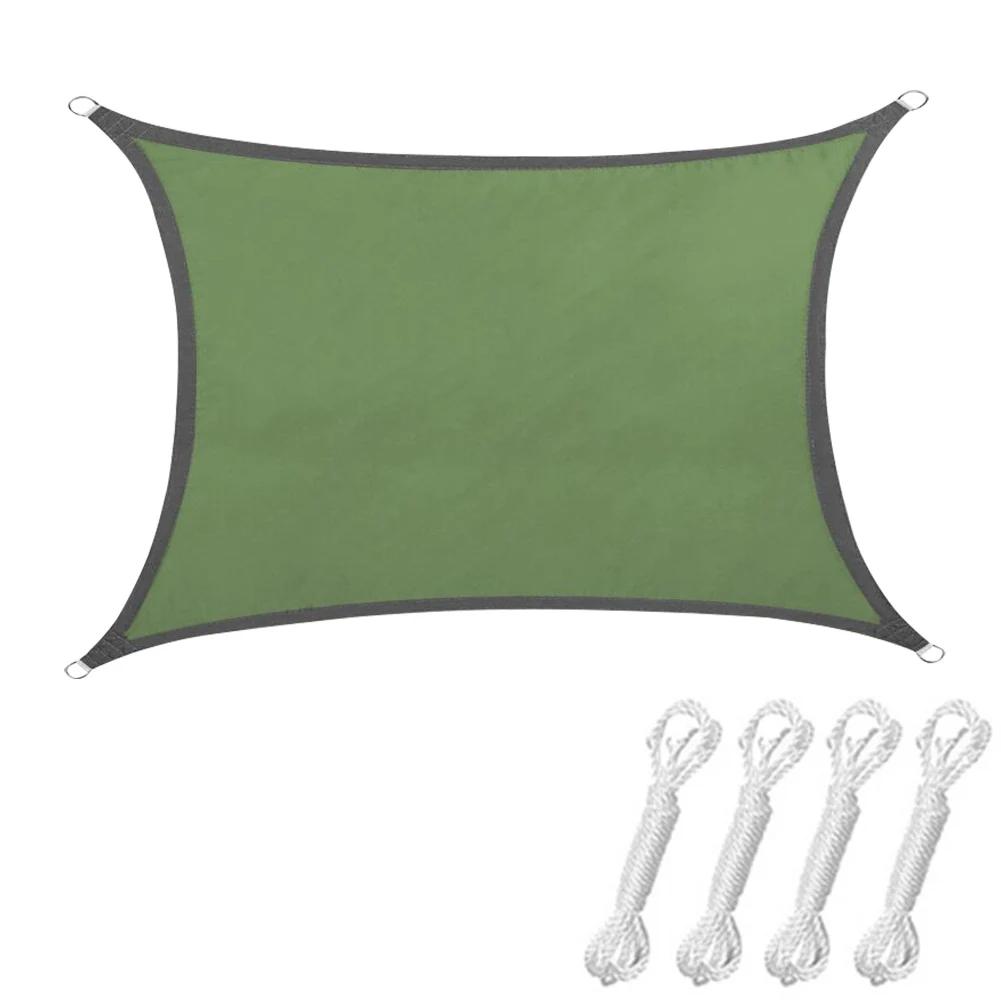 Outdoor Awnings Waterproof Sun Shade Sail Garden Canopi For Terrace Car Canvas Awning Rectangle Pool Sun-Shelter Sunshade Sail