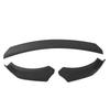 4PCS Front Bumper Lip Kit Spoiler Splitter Fourpart Form for Car Modification Front Bumper  (Glossy Black )