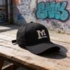 Embroidered Letter Baseball Cap With Sun Protection For Casual Men Women