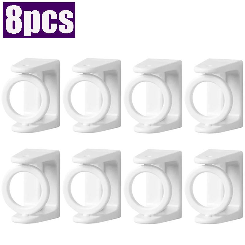 

Вращающийся на 360° выдвижной фиксатор для штанги, крепкий клейкий крючок, не требующий сверления, держатель для полотенец, держатель для душевой занавески