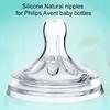 Anti Flatulence Silicone Wide Neck Baby Feeding Milk Bottle Natural Nipple Teat