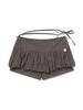 Eogeulliswedou Checkered Pumpkin Skirt Pants (Brown)