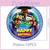 Toy Story Party Supplies Set With Paper Plates And Banner For Kids Birthday Celebration