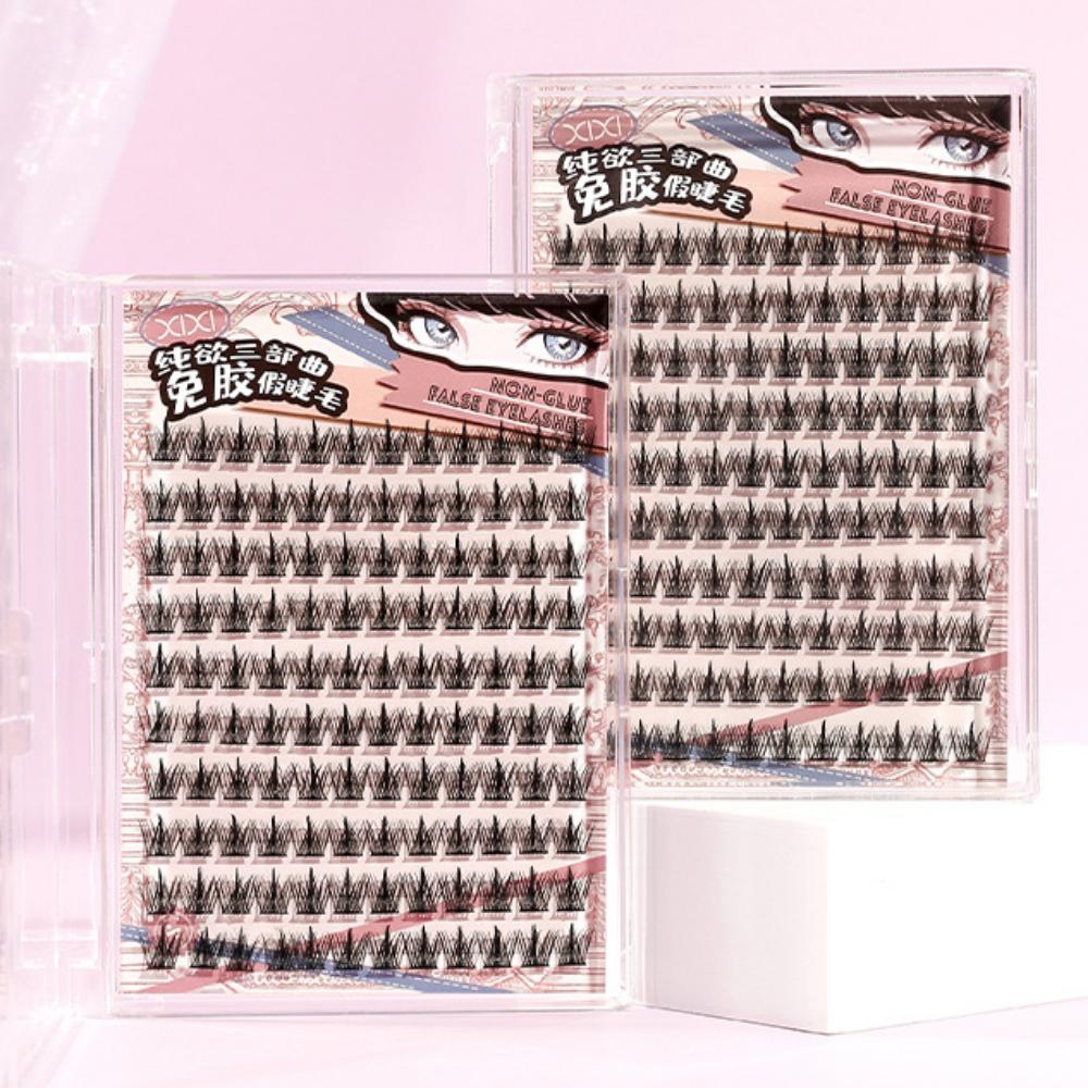 Glue-free False Eyelashes for Women, Sunflower Trilogy, Natural Simulation, Glue-free Self-adhesive Eyelash Stickers for Lazy People