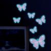 Glow-in-the-Dark Butterfly Wall Decals for Bedrooms, Living Rooms and Children's Rooms