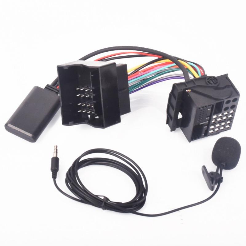 For Peugeot 206 207 307 301 407 For Citroen C4 C5 C6 Berlingo RD4 Radio Harness Microphone Handsfree Bluetooth 5.0 AUX Adapter Radio Accessories 4