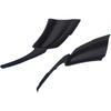 Front Windshield Wiper Cowl Side Extension Cover Corner Trim Rain Drain Plate Fit for Nissan Patrol Y62 2010-2017 Armada 2017-2024(1PC Left L)