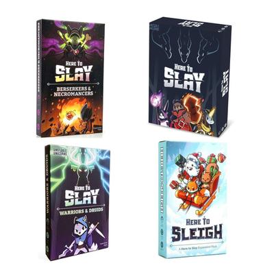 Here To Slay Sleigh Holiday Expansion Pack Strategisch rollenspelkaartspel voor kinderen, tieners, volwassenen (2-6 spelers)