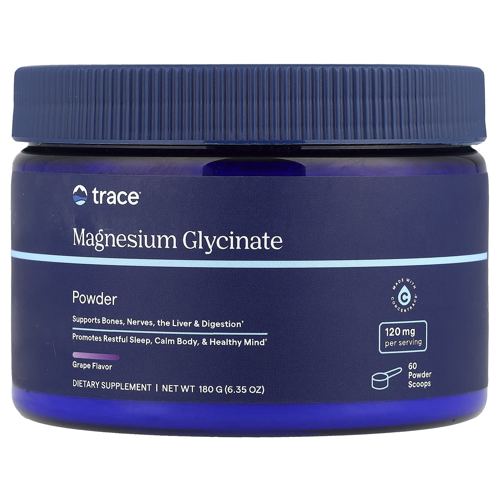 

Glycine Magnesium Powder, Grape, 180G(6.35Oz)