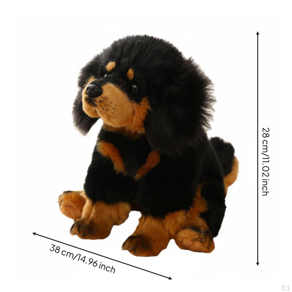 Realistisches Hunde-Stofftier Geburtstagsgeschenk Rasse gestickt