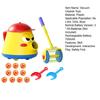 Kids Vacuum Cleaner Toy Set with Push Walker Bell Ball Spade 360 Degrees Rotating Tackle Throwing Game Skill Development Hand-Eye Coordination