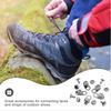 12Pcs Metal Shoelace Buckle Strong Decorative Boot Eyelet Repair Kit for Outdoor Sports Shoes DIY Lace Connector Supplies