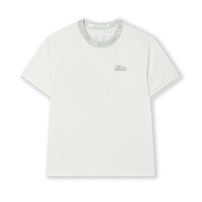 

New FILA Regular T Shirt Women s Cloud White F11W523108F-WT 160/80A/S