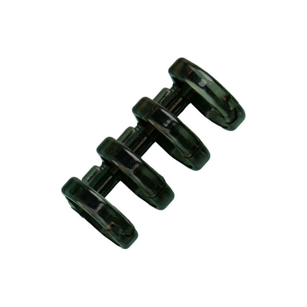 

Кольца для блокнотов, круглые, для переплета листов, 4 кольца, гребни чёрный