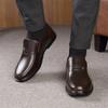 Leather Shoes Men Loafers Slip On Business Casual Leather Shoes Classic Soft  Breathable Men Shoes Flat Size 35-46