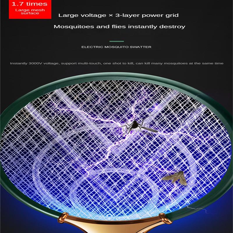 The New Two-in-One Mosquito Killer Rechargeable Lithium Battery Physical Electric Mosquito Killer Lamp Electric Shock Mosquito K