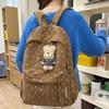 Spring new Korean ins sweet wind bow girl heart travel backpack high value middle school student backpack